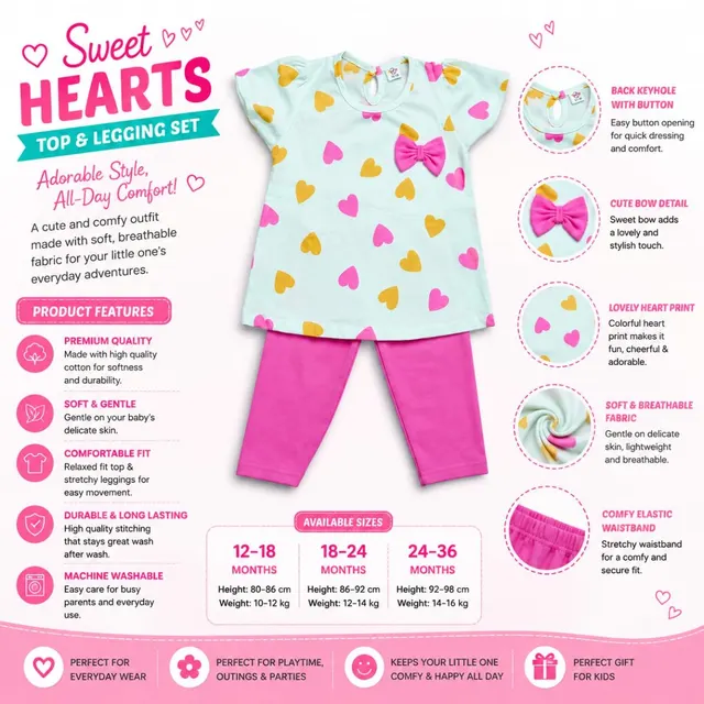 Princess Love Cotton Outfit Set 