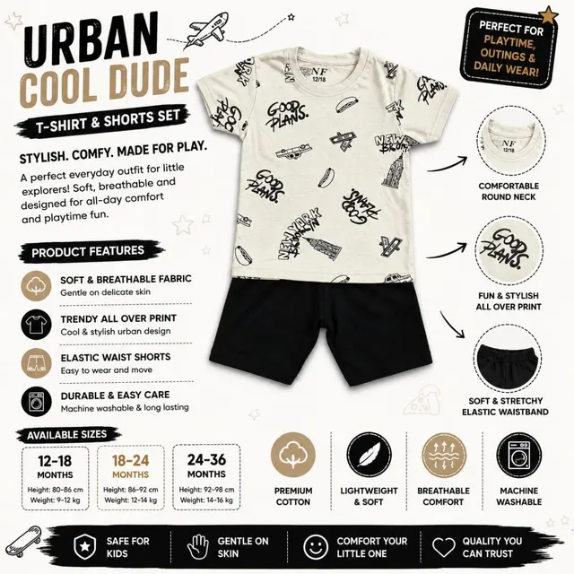 Urban Explorer Outfit  Kids Set 