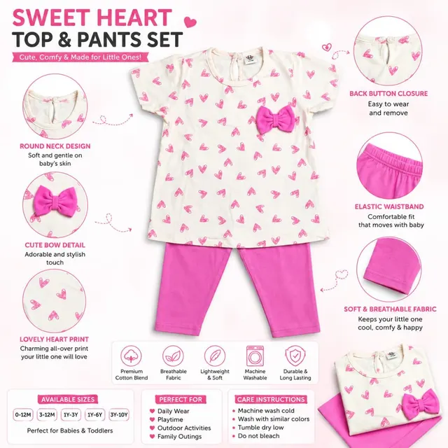 Sweet Heart Princess Outfit Set
